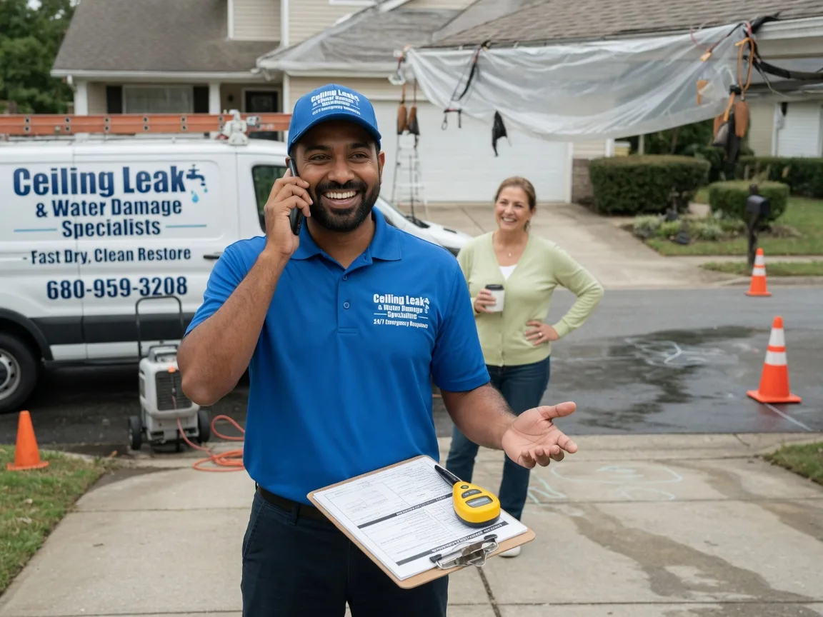 Ceiling Leak Cleanup Garland, TX FAQs